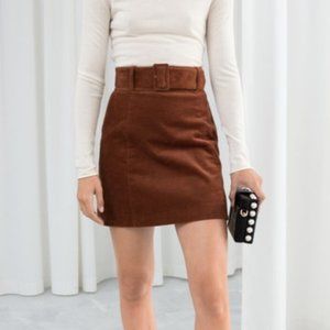 & Other Stories Corduroy Skirt